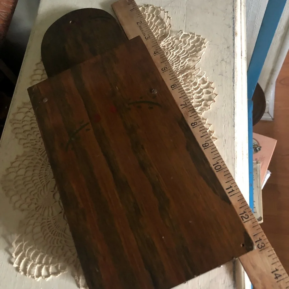 Primitive Wooden Matchstick Holder